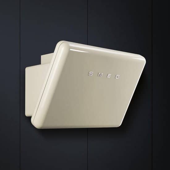 Smeg KFAB75CR Wandmontage 649m³/uur A+ Beige Afzuigkap