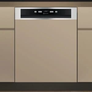 Bauknecht B0B D641A X | Half geintegreerde vaatwasser | RVS | AutoDeur | C