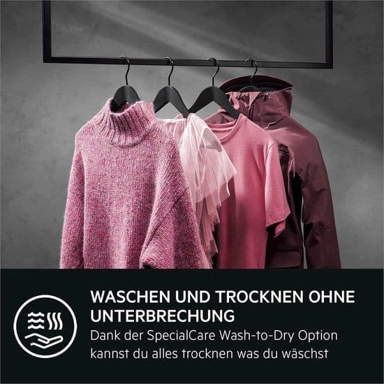 AEG Was-droogcombinatie LWR7AMZ48WD – 8 kg – Energielabel D