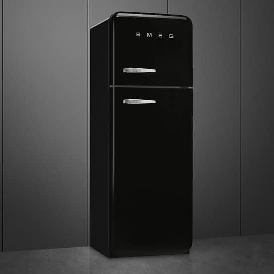 Smeg FAB30RBL6 koel-vriescombinatie Vrijstaand 294 l Zwart