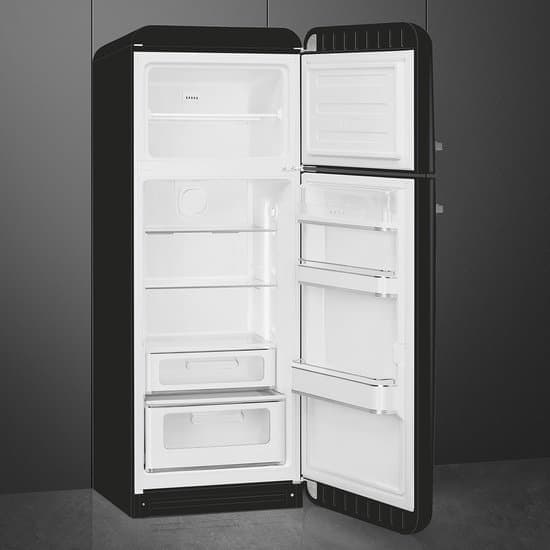 Smeg FAB30RBL6 koel-vriescombinatie Vrijstaand 294 l Zwart