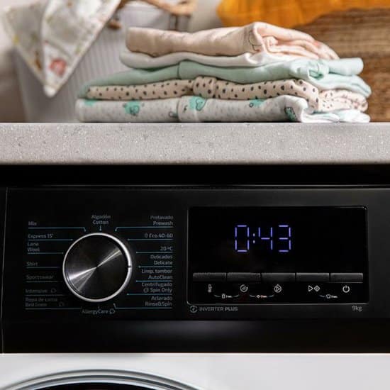 Cecotec Bolero DressCode 12500 Inverter wasmachine Voorbelading 12 kg 1400 RPM Wit Engels Display