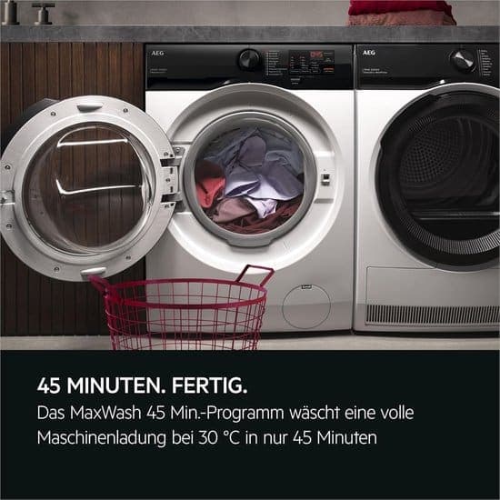 AEG LR6AMZ48FL Wasmachine – 8 kg – 1400 rpm – Duits Display