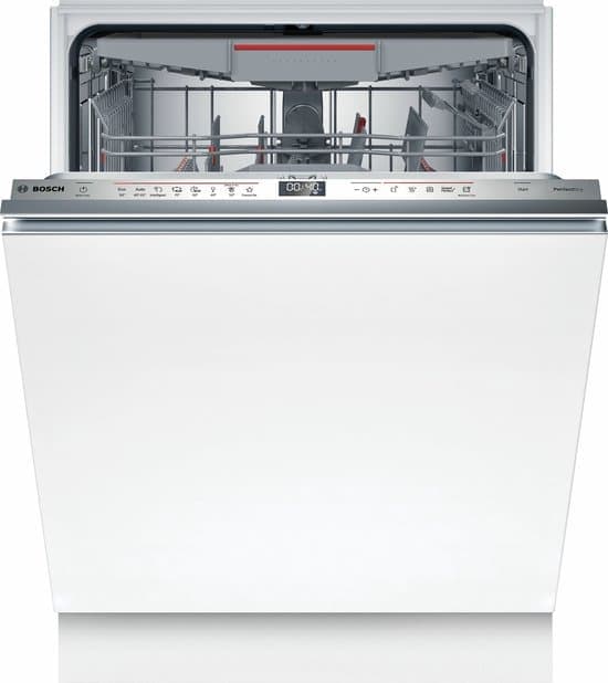 Bosch SMV6ZCX06E – Serie 6 – Inbouwvaatwasser – Volledig integreerbaar – Zeer stil – Energielabel B – PerfectDry met zeolith: perfecte droogresultaten met een laag energieverbruik