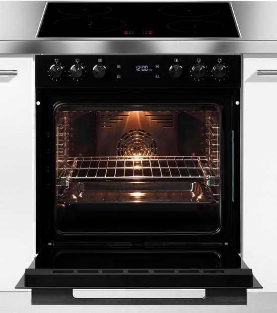 HANSEATISCH Inductiekookplaatset HBCO7210A1+HI46074CA Oven met kookplaat