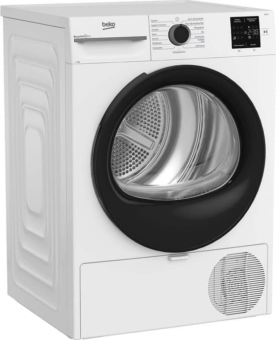 Beko BMS3T382CW | Warmtepompdroger | 8 kg | C | Taaldisplay Duits