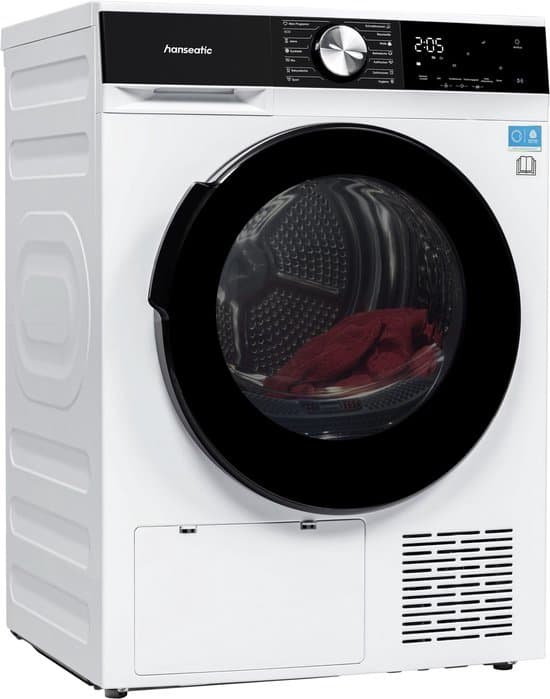 HANSEATISCH Warmtepompdroger HWT8BGT Duits Display