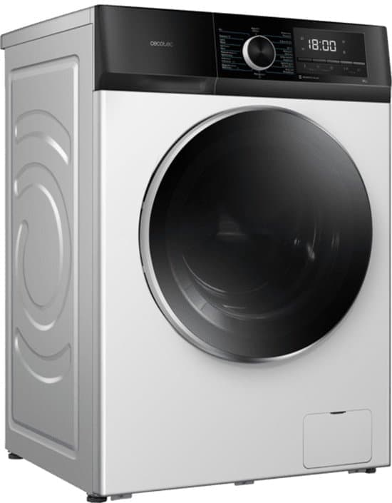 Cecotec Bolero DressCode 12500 Inverter wasmachine Voorbelading 12 kg 1400 RPM Wit Engels Display