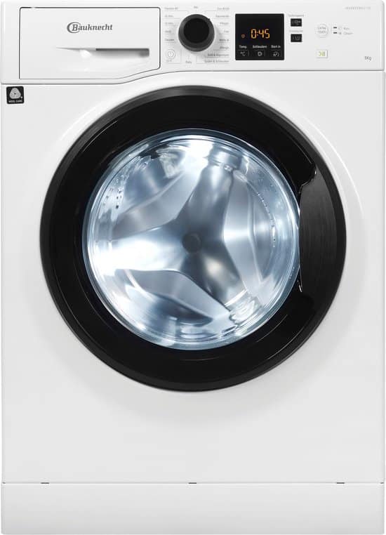BAUKNECHT Super Eco 845 A wasmachine – 8 kg – 1400 rpm – Duits Display