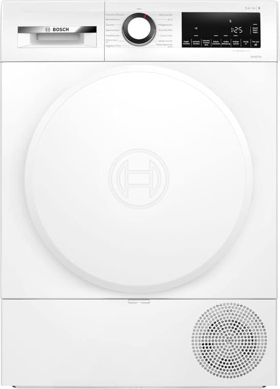 Bosch WQG233D21 Serie 6 Warmtepompdroger, 9 kg, sneldrogend Duits Display