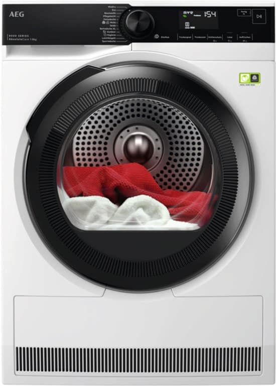 AEG Warmtepompdroger TR8T75780 – 8 kg – Energielabel B
