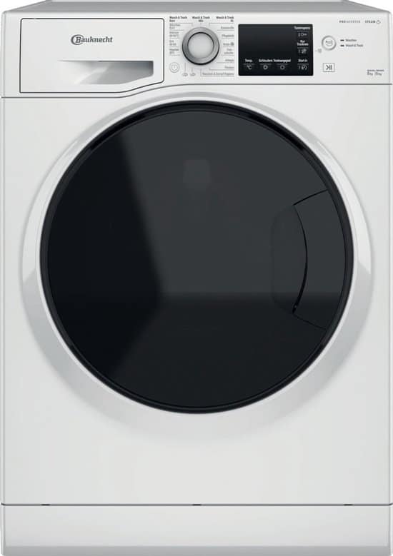 Bauknecht WATK Sense 86S 41 C, Voorlader, Vrijstaand, Duits Display