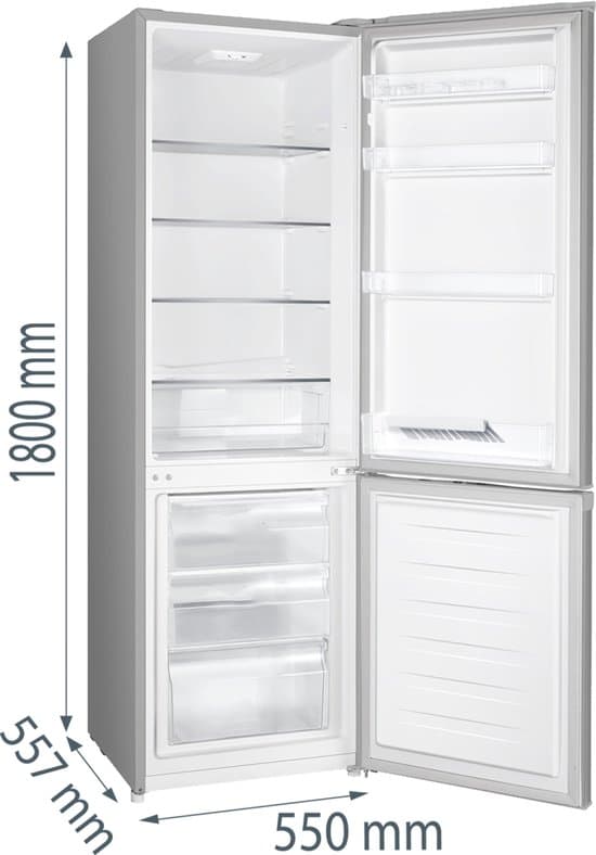 Gorenje RK4182PS4 | Koelvriescombinatie | CrispZone | 180 cm | RVS