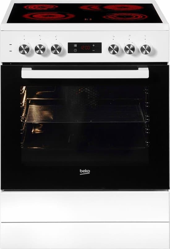 Beko FSM 67320GWS vrijstaand fornuis met keramische kookplaat