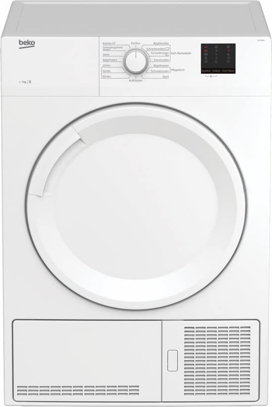 Beko DC 7130 N wasdroger Vrijstaand Voorbelading 7 kg B Wit