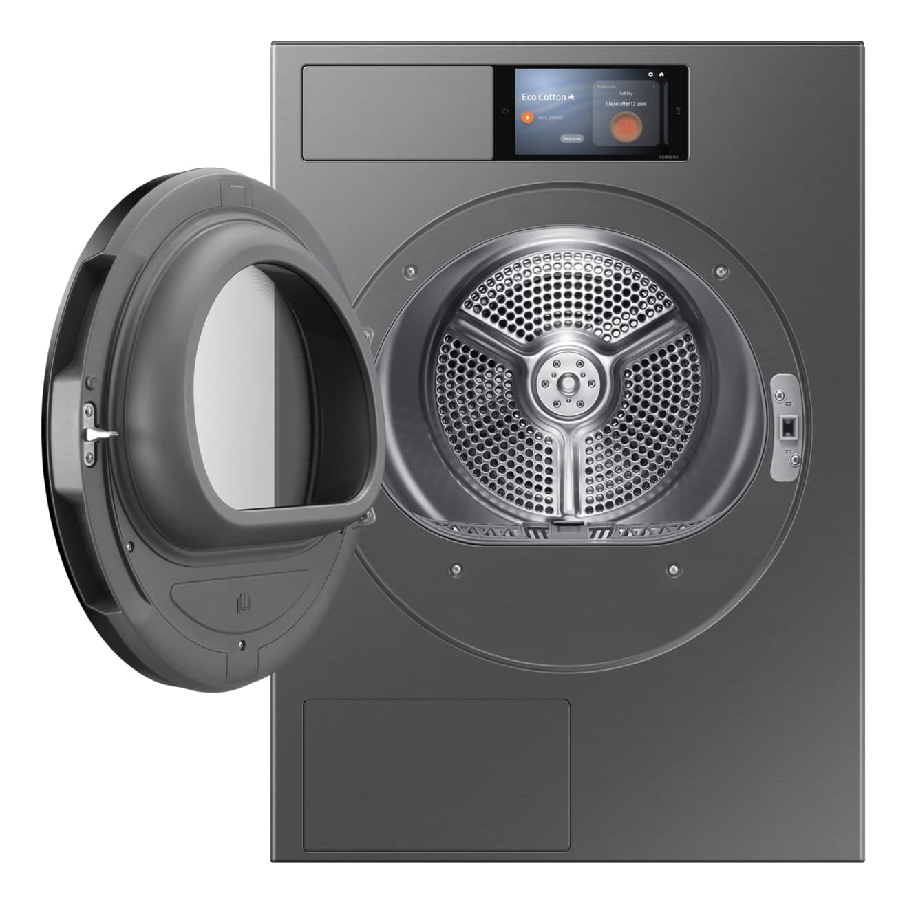 Samsung DV90F09F4S warmtepompdroger – 9 kg, energielabel A, donkergrijs