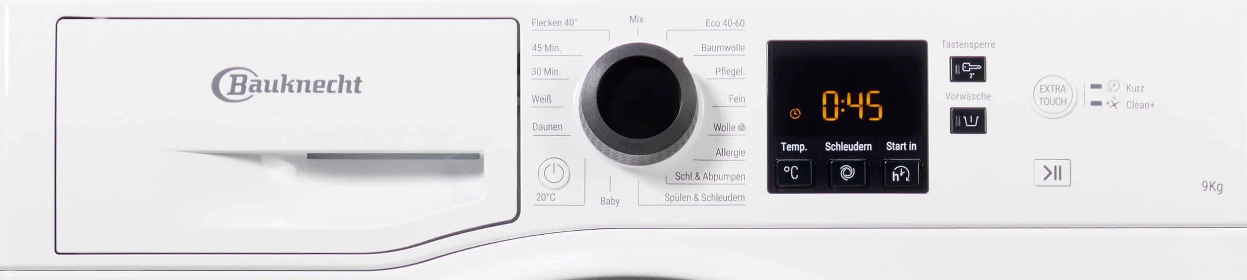 Bauknecht Super Eco 948 A Wasmachine 9 kg 1400 tpm – Voorlader, Energieklasse A – Duits Display
