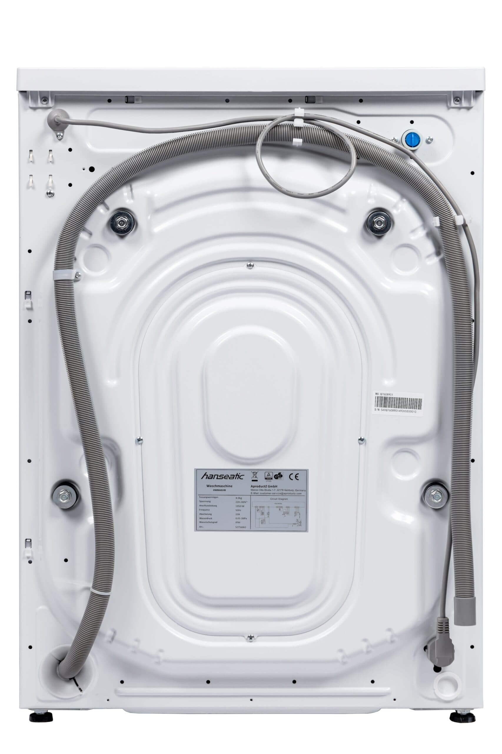 Hanseatic HWMA714A Wasmachine 7 kg 1400 tpm – Voorlader