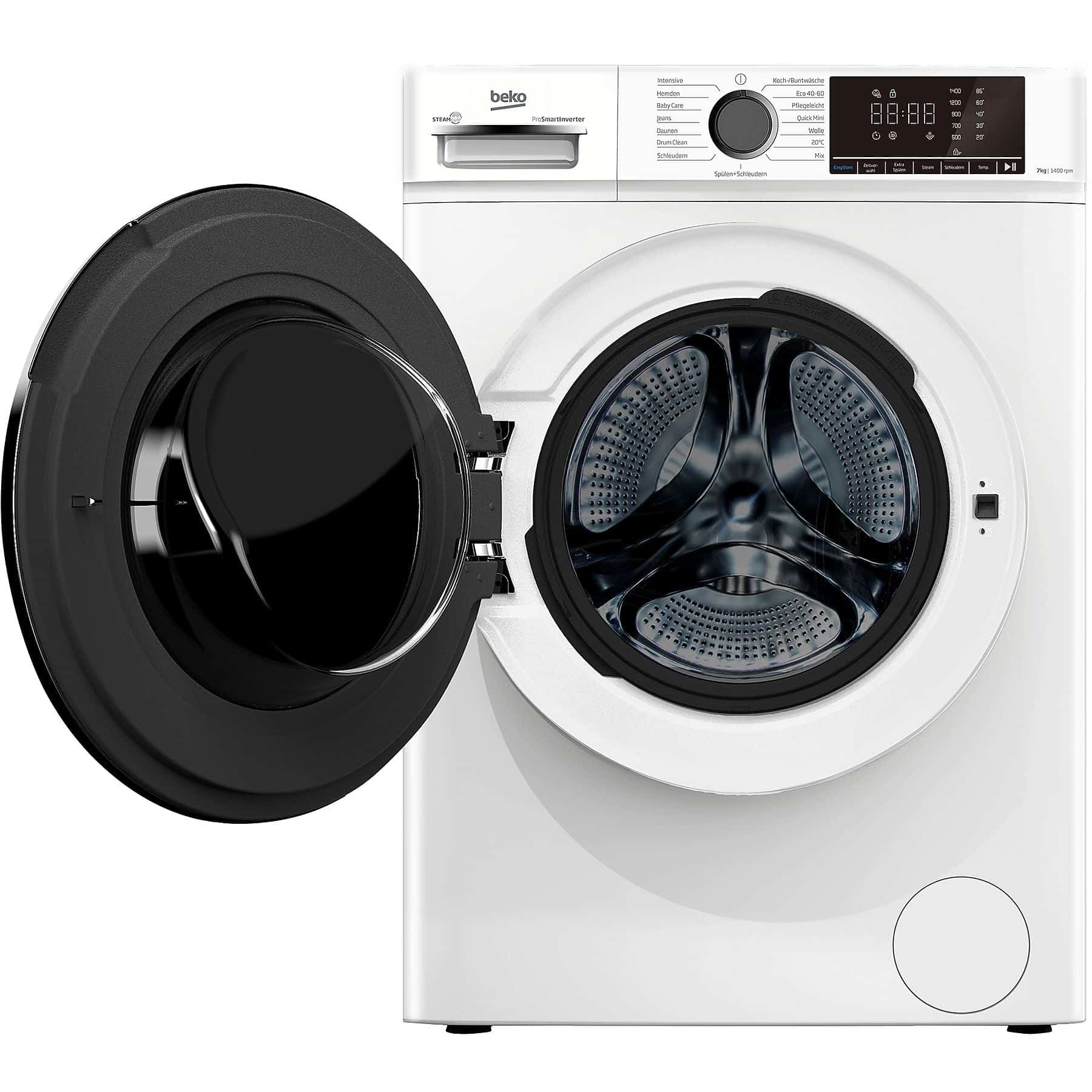 BEKO BMS3WFOE74 Wasmachine (7 kg, 1400 tpm, A) Duits Display