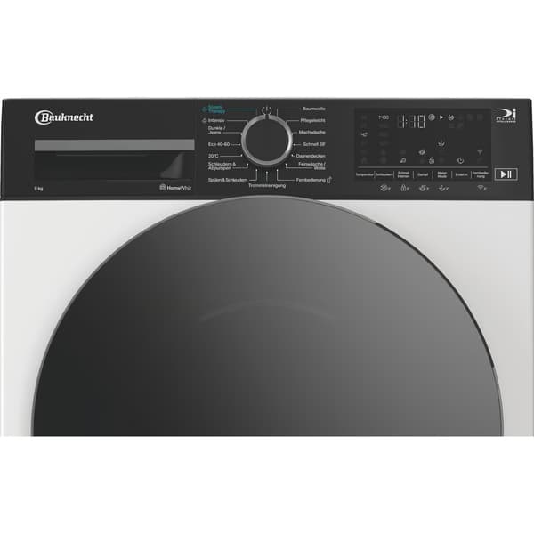 Bauknecht B WM 9A40 EX wasmachine Voorlader 9 kg 1400 RPM Zwart, Wit