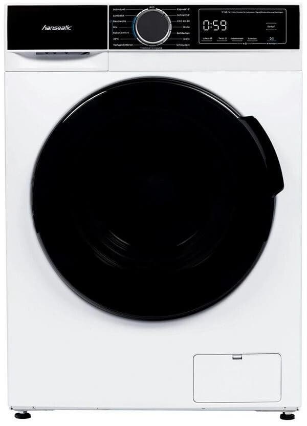 Hanseatic HWMA814B Wasmachine 8 kg 1400 tpm – Voorlader