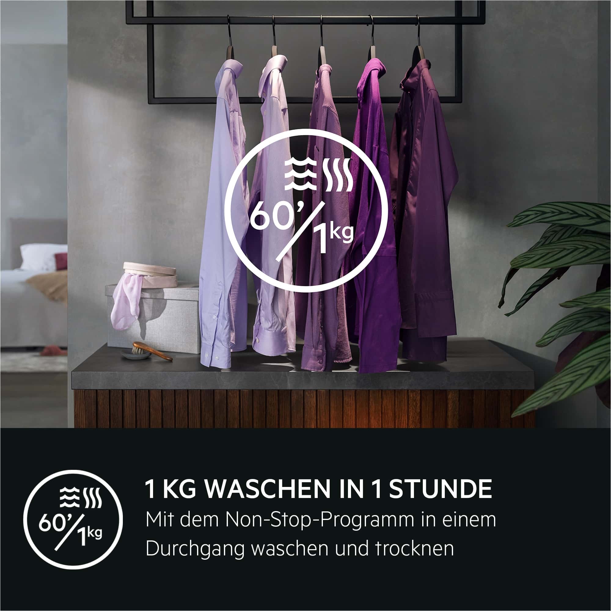 AEG Was-droogcombinatie LWR859WT – 5 kg