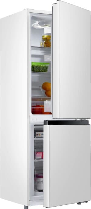 Hanseatic HKGK14349BW Koel-vriescombinatie Vrijstaand 143 cm – 175 l, Wit