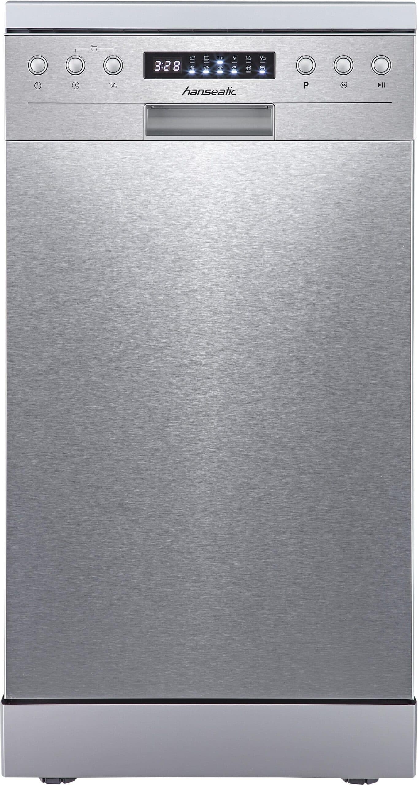 Hanseatic HG4585C10J7610DS Vrijstaande Vaatwasser 45 cm – 10 couverts