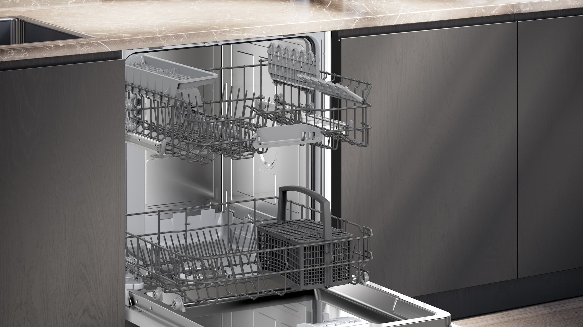 Siemens SN43HS04TE iQ300 Onderbouw Vaatwasser 60 cm – 13 couverts, Home Connect
