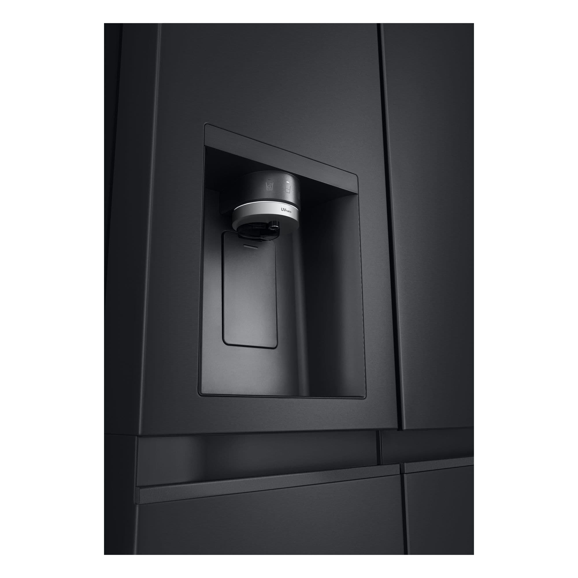 LG GSLE91EVAC Amerikaanse Koelkast Side-by-Side 628 l – Water-/ijsdispenser (geen wateraansluiting nodig), NoFrost