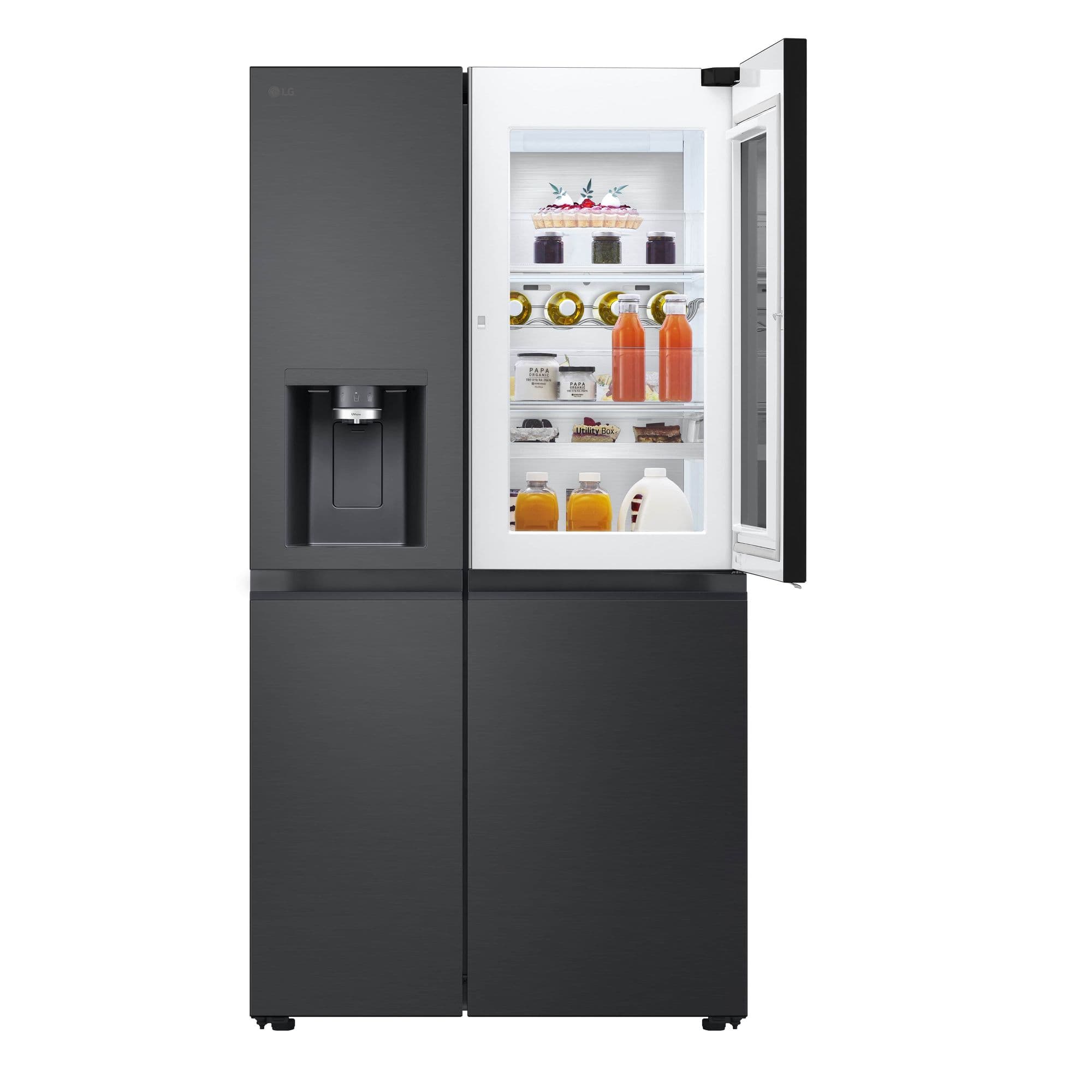 LG GSXE90EVDD Amerikaanse Koelkast Side-by-Side 628 l – InstaView Door-in-Door, NoFrost