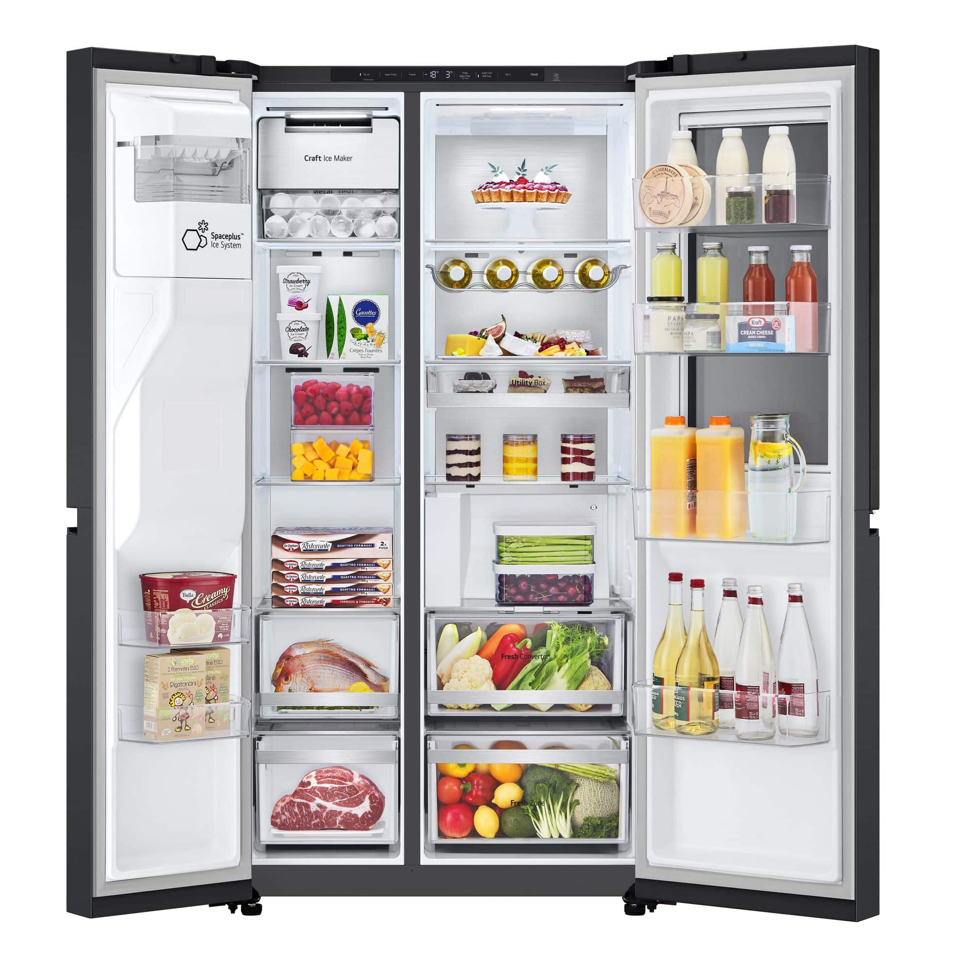 LG GSXE90EVDD Amerikaanse Koelkast Side-by-Side 628 l – InstaView Door-in-Door, NoFrost