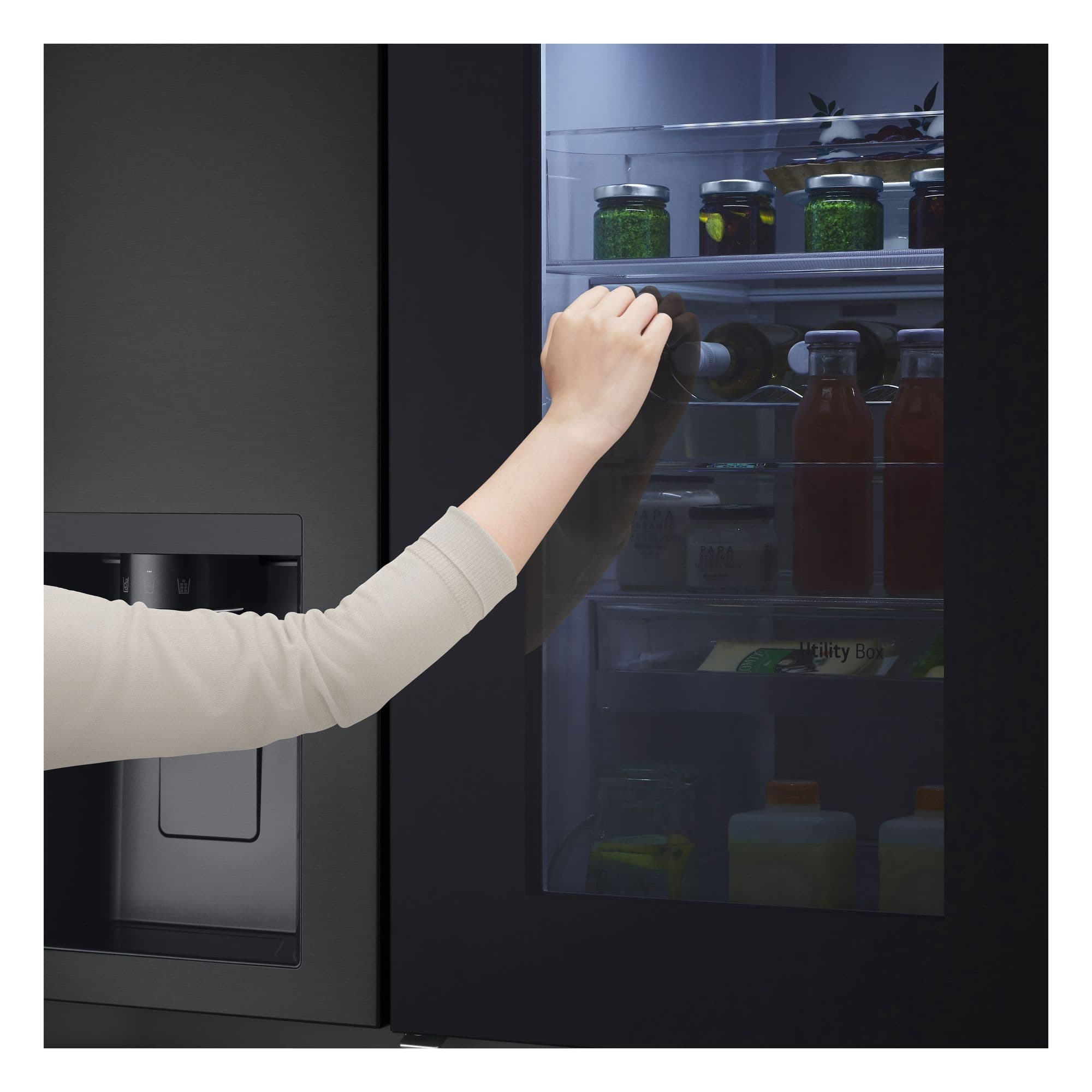LG GSXE90EVDD Amerikaanse Koelkast Side-by-Side 628 l – InstaView Door-in-Door, NoFrost