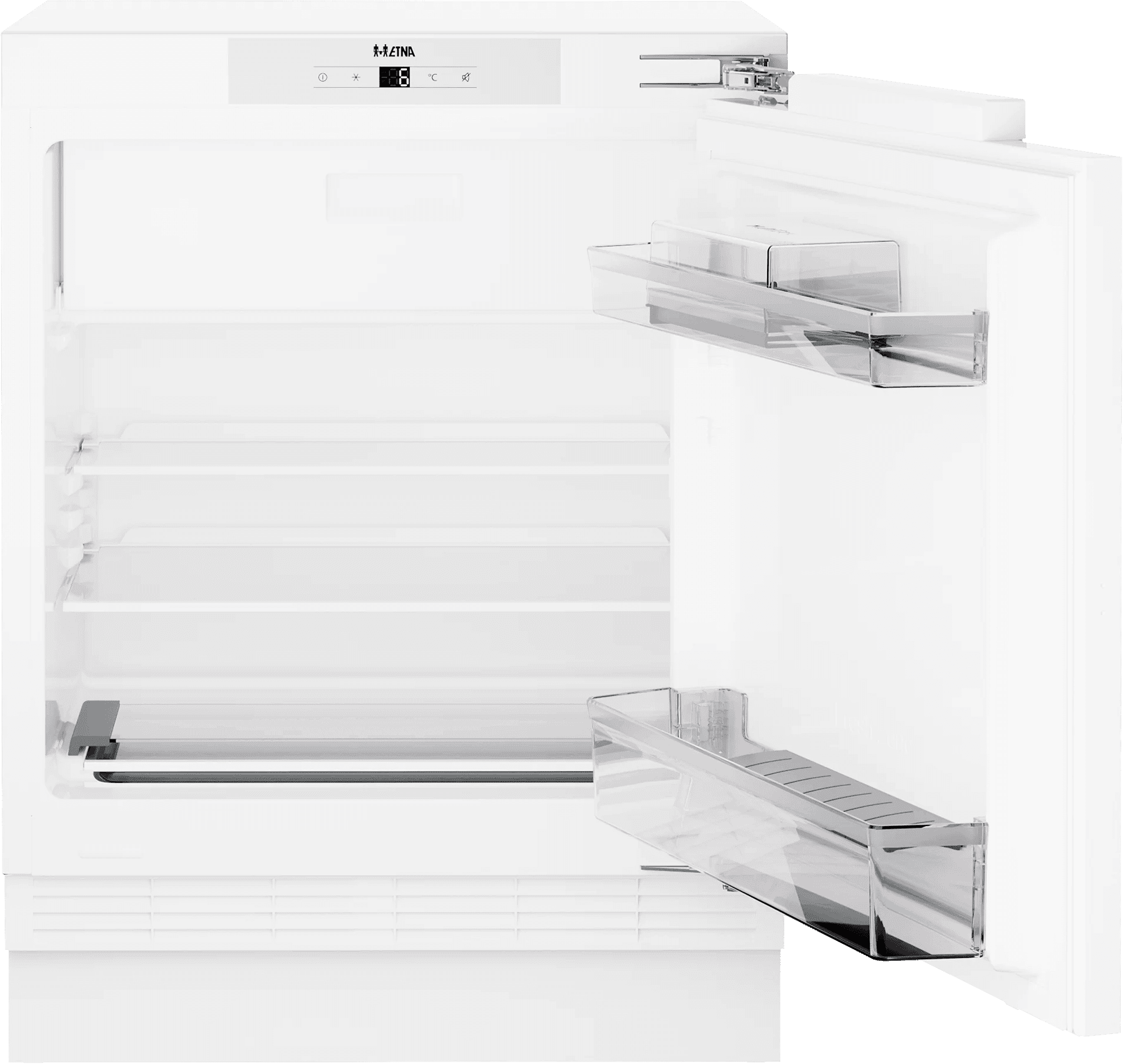 ETNA KVO682 Onderbouw Koelkast met Vriesvak 82 cm – Inbouw, Wit