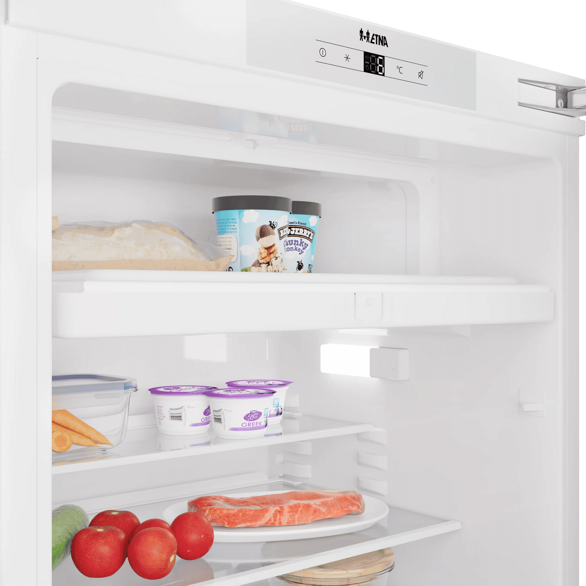 ETNA KVO682 Onderbouw Koelkast met Vriesvak 82 cm – Inbouw, Wit