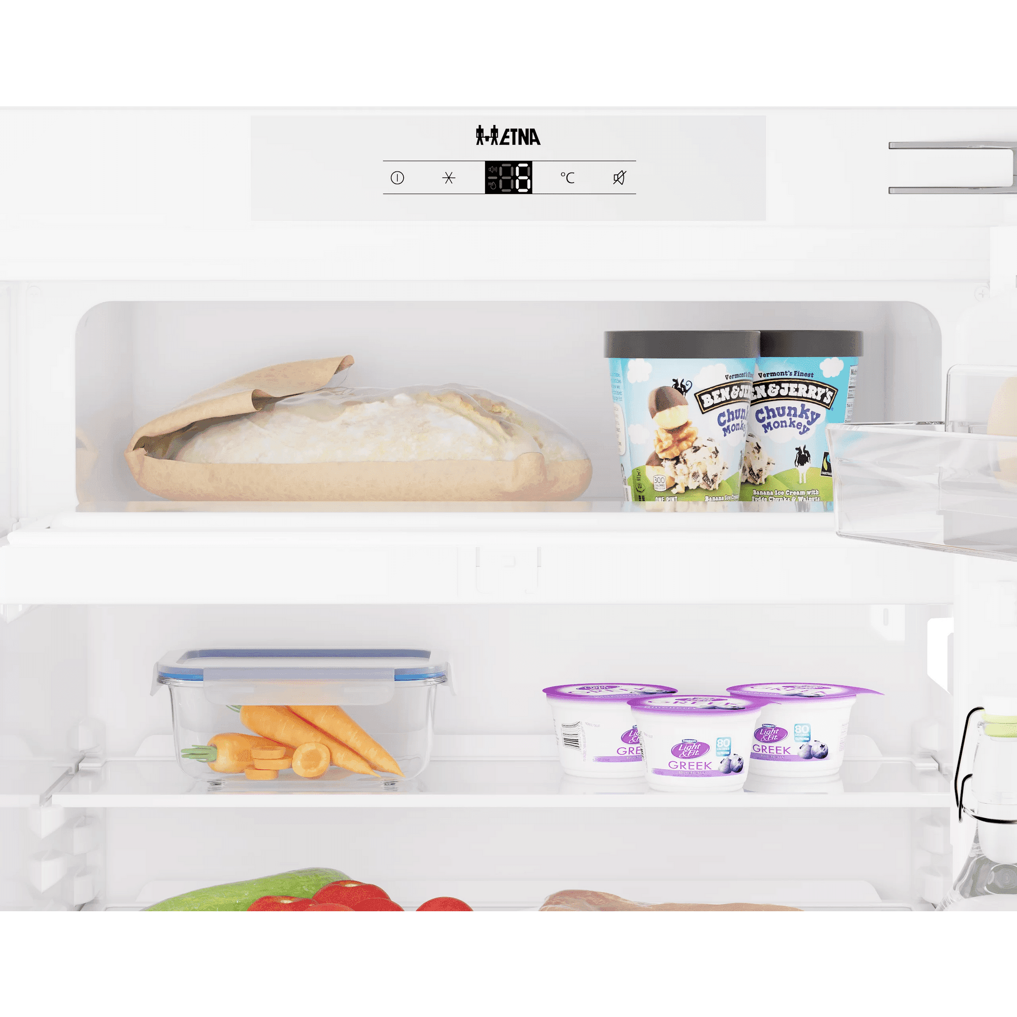 ETNA KVO682 Onderbouw Koelkast met Vriesvak 82 cm – Inbouw, Wit