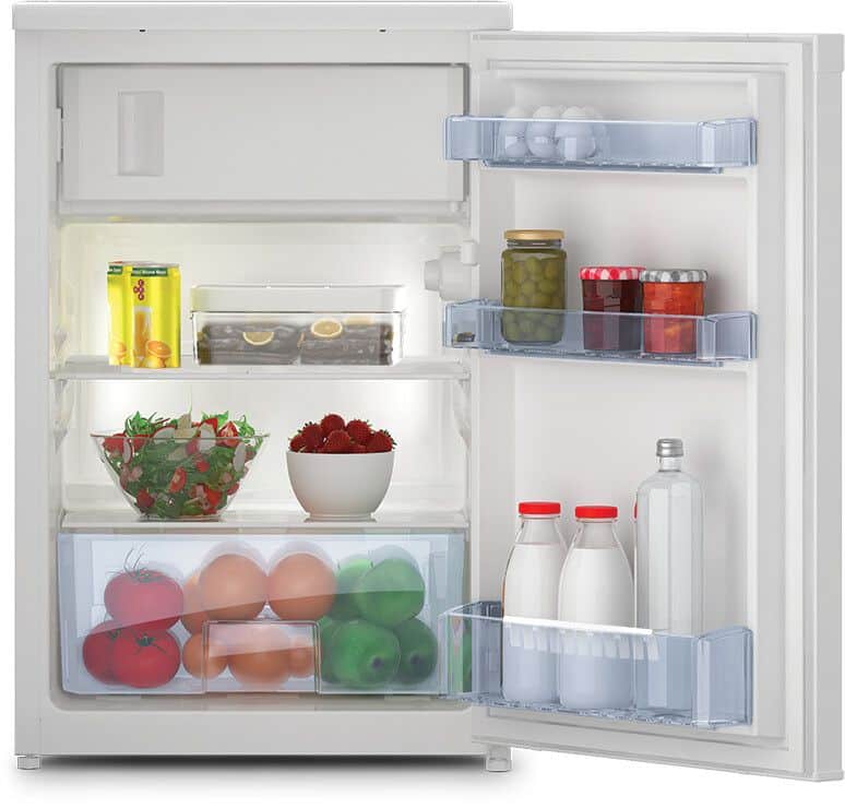 Beko TSE1285NG Tafelmodel Koelkast 114 l – Grijs, MinFrost