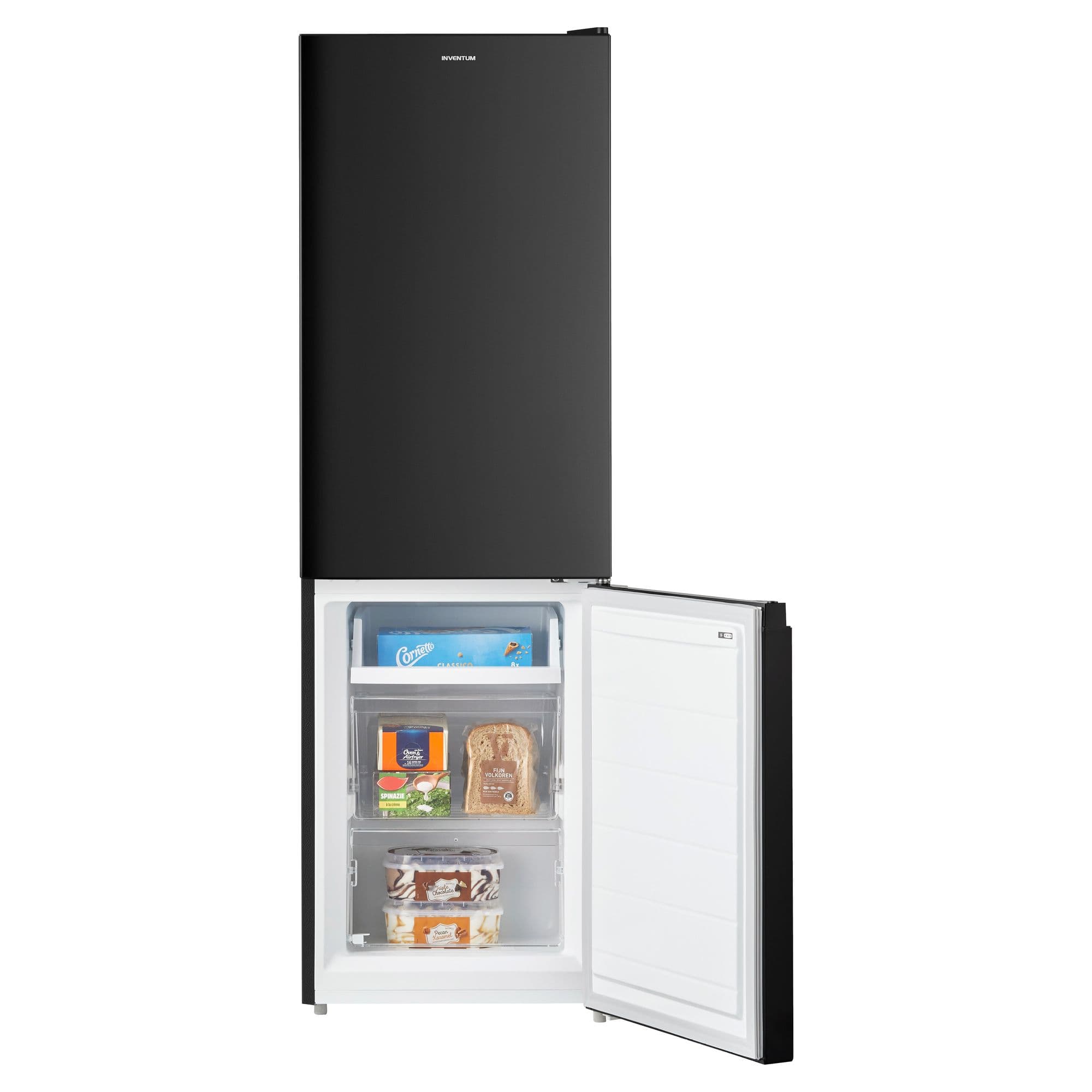 Inventum KV1500B Koel-vriescombinatie 174 l 150 cm – zwart