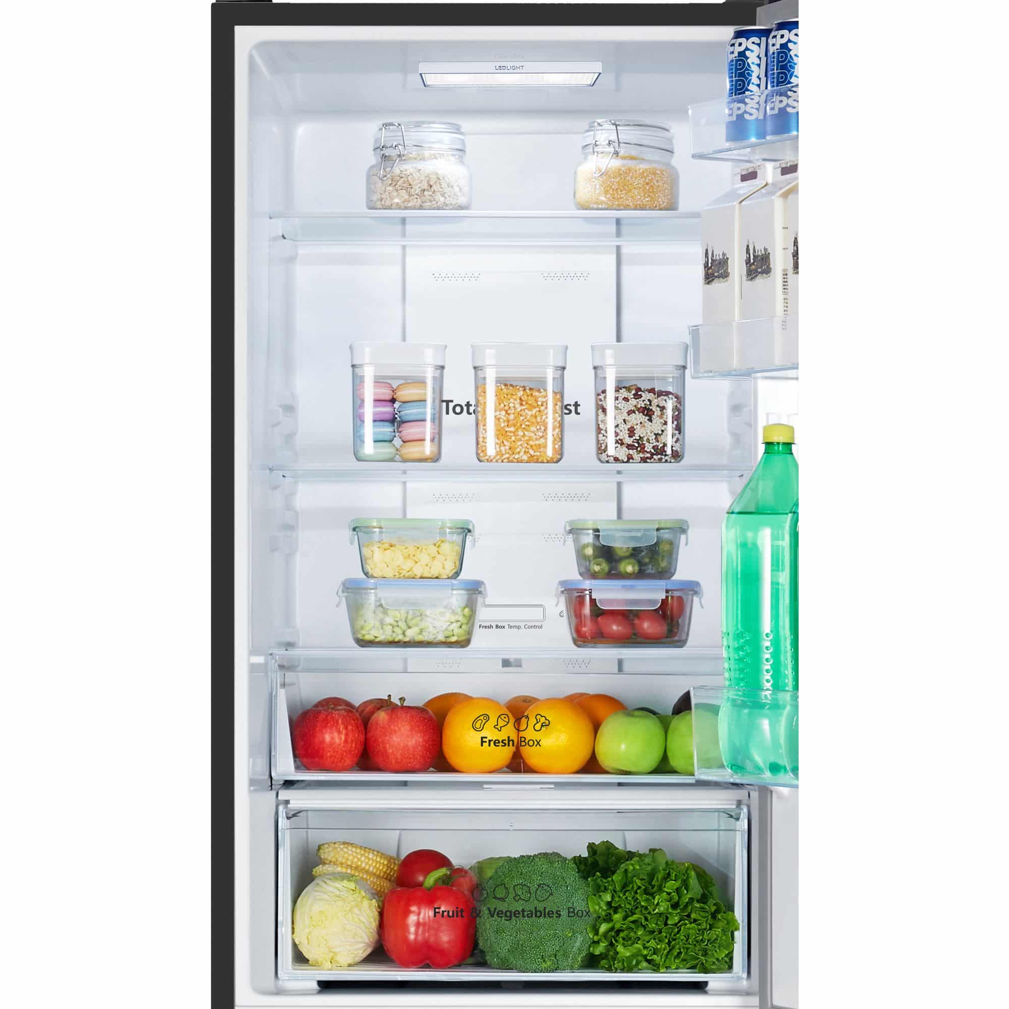 ETNA KCV385NZWA Koel-vriescombinatie 304 l 186 cm – Zwart, NoFrost