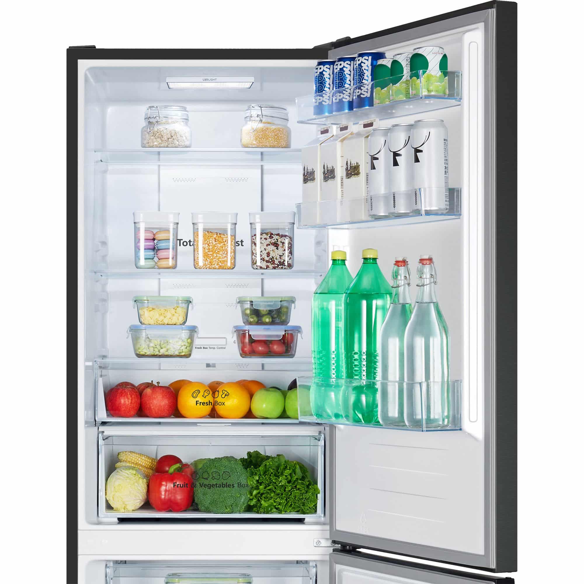 ETNA KCV385NZWA Koel-vriescombinatie 304 l 186 cm – Zwart, NoFrost