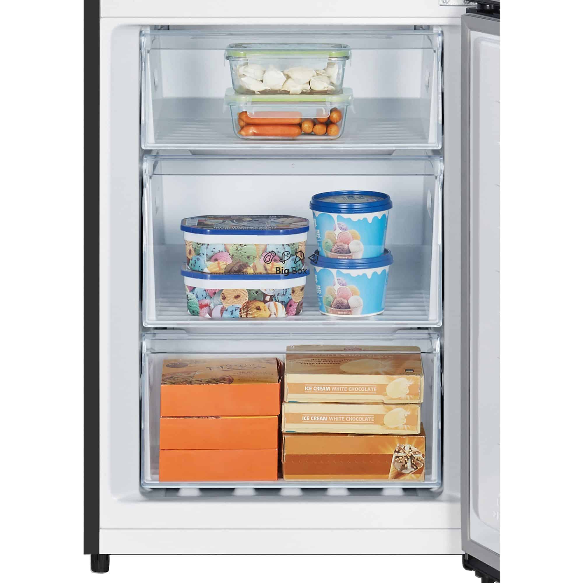 ETNA KCV385NZWA Koel-vriescombinatie 304 l 186 cm – Zwart, NoFrost