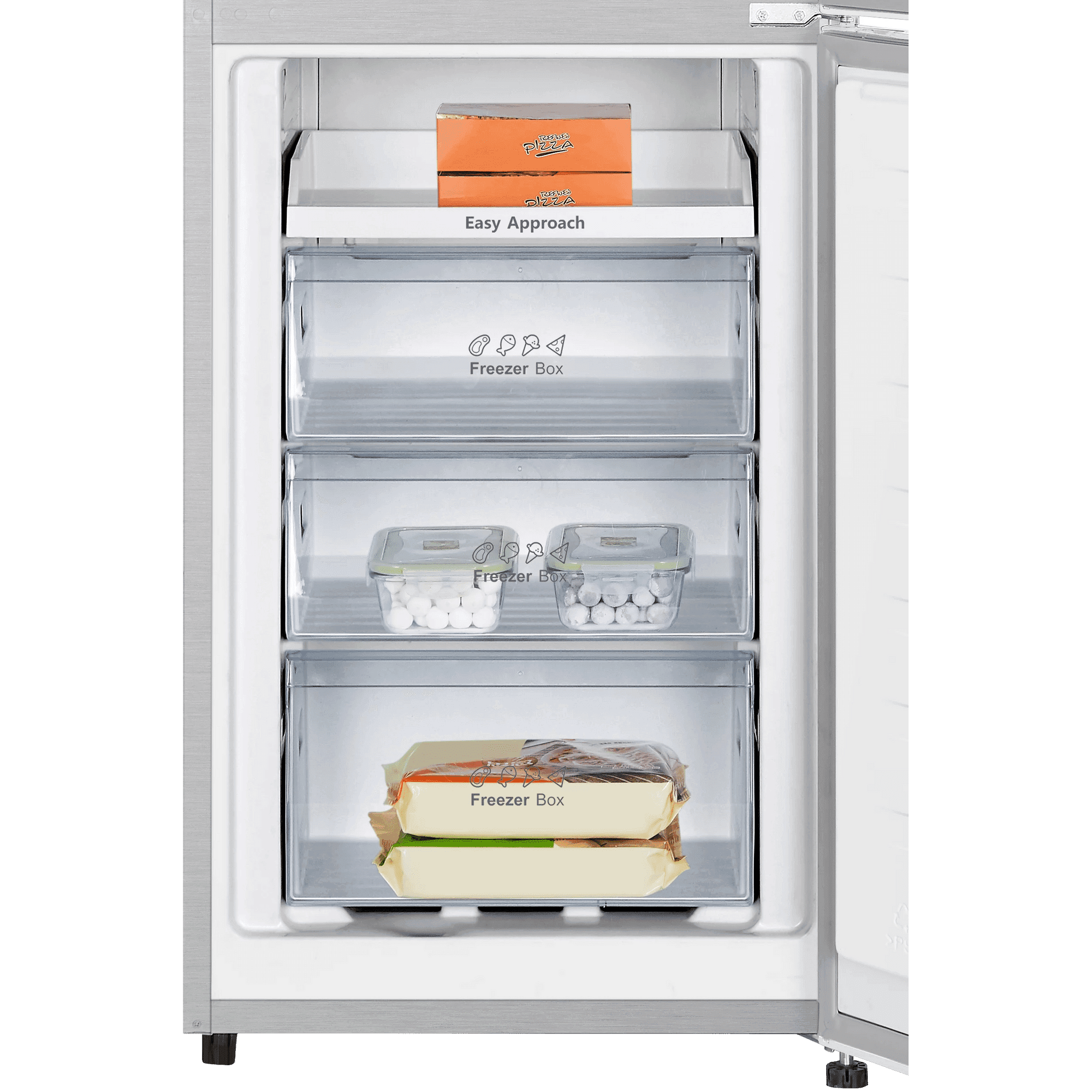 ETNA KCV282NRVS Koel-vriescombinatie 256 l 182 cm – RVS, No-Frost Plus