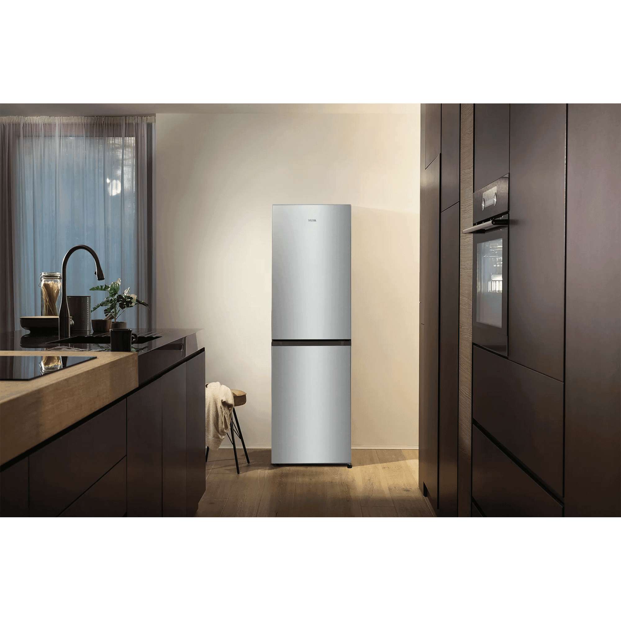 ETNA KCV282NRVS Koel-vriescombinatie 256 l 182 cm – RVS, No-Frost Plus
