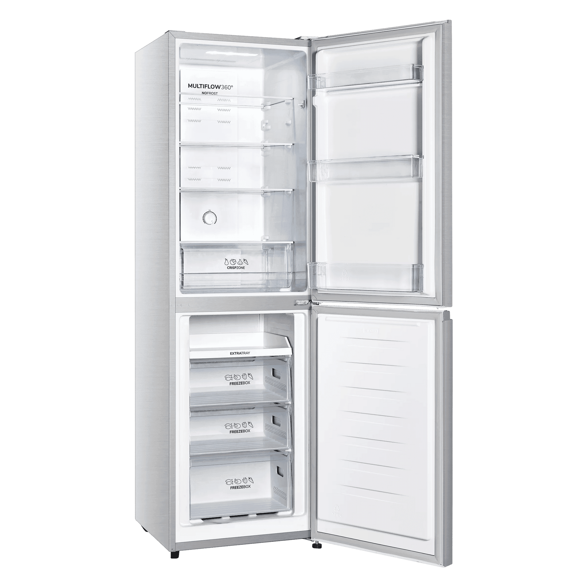 ETNA KCV282NRVS Koel-vriescombinatie 256 l 182 cm – RVS, No-Frost Plus