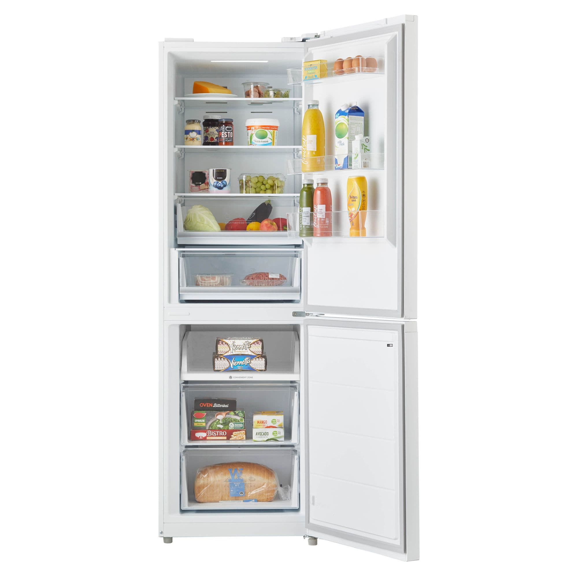 Inventum KV1850W Koel-vriescombinatie 338 l 185 cm – wit