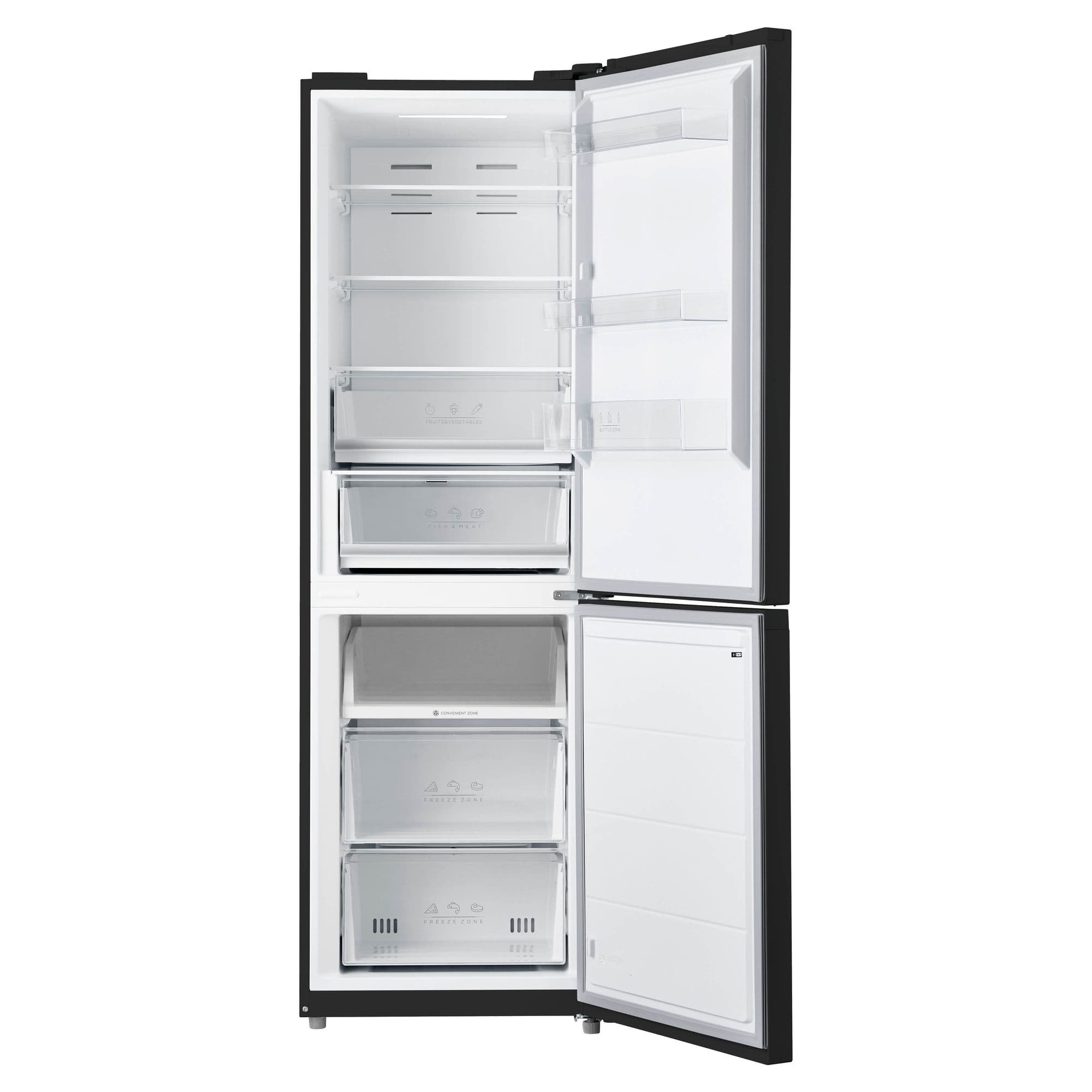 Inventum KV1850B Koel-vriescombinatie 338 l 185 cm – zwart