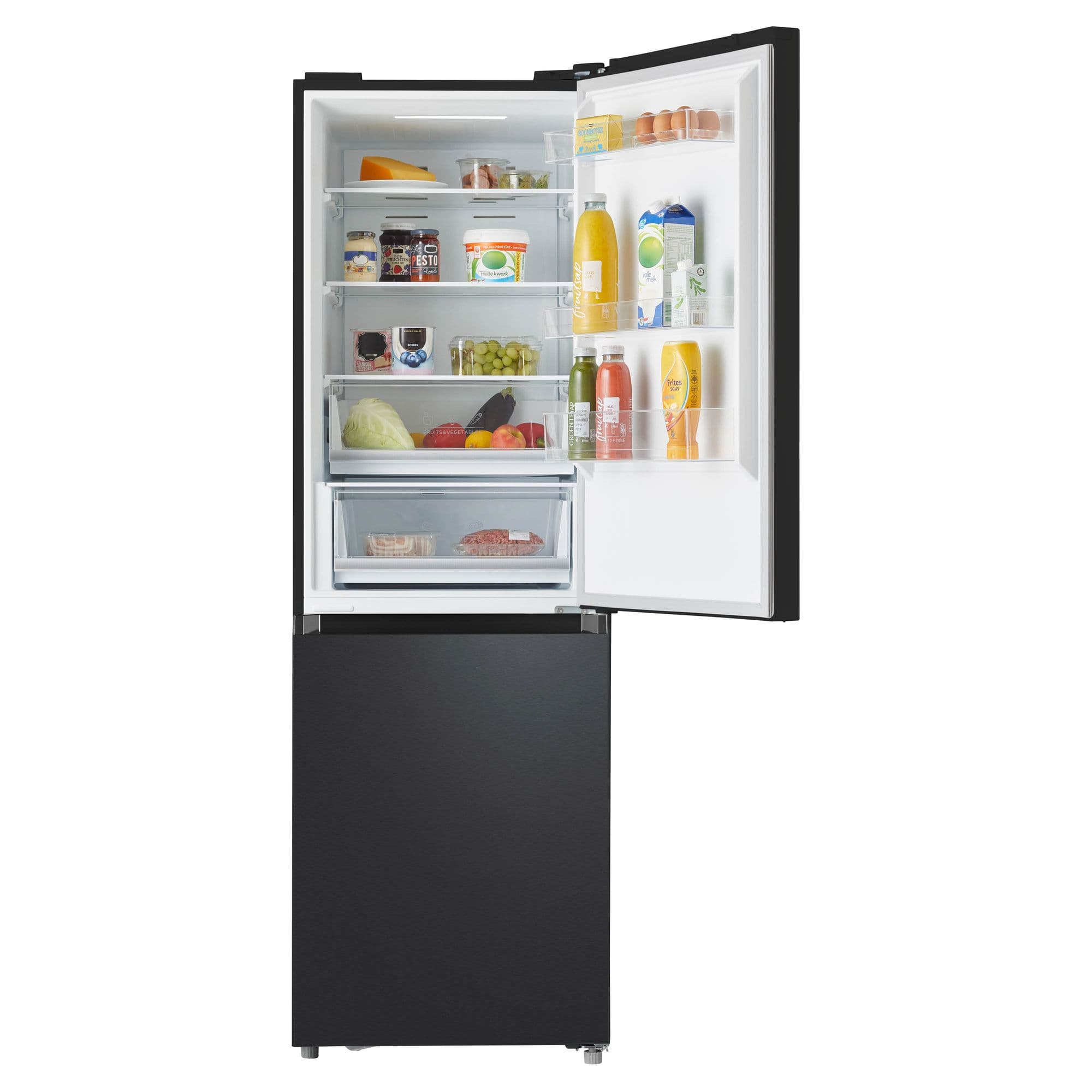 Inventum KV1850B Koel-vriescombinatie 338 l 185 cm – zwart