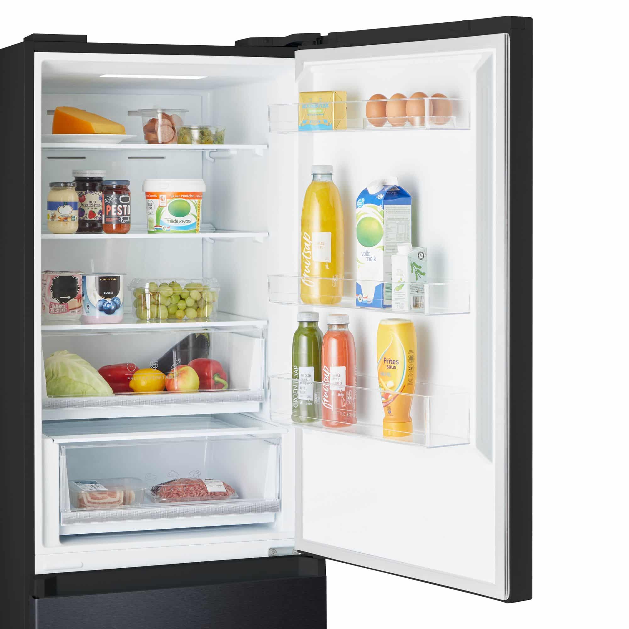 Inventum KV1850B Koel-vriescombinatie 338 l 185 cm – zwart