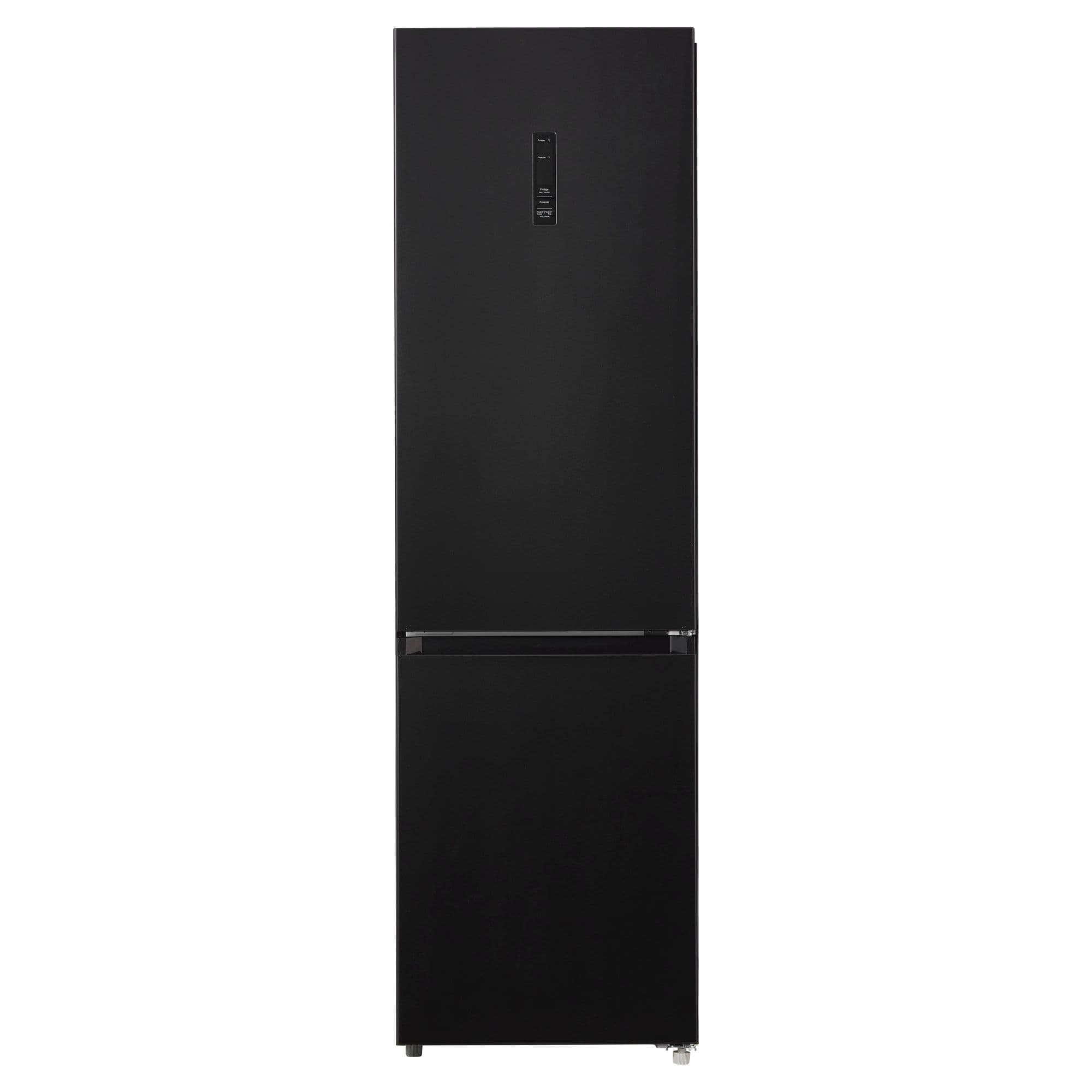 Inventum KV2010B Koel-vriescombinatie 378 l 201 cm – Zwart RVS, NoFrost, Energieklasse A