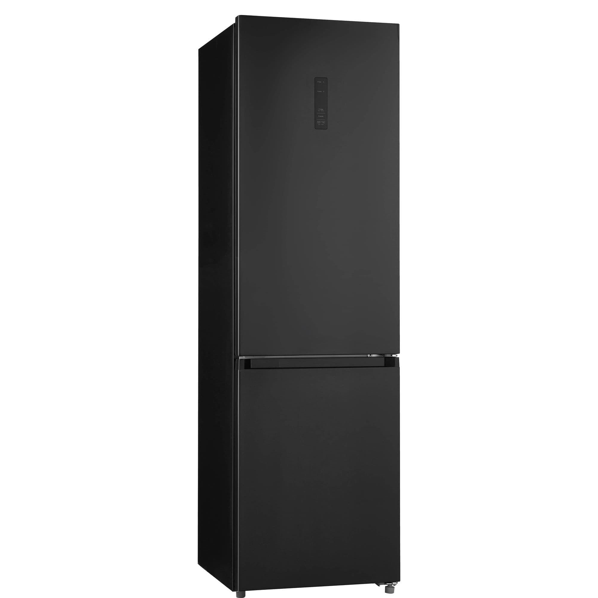 Inventum KV2010B Koel-vriescombinatie 378 l 201 cm – Zwart RVS, NoFrost, Energieklasse A